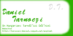 daniel tarnoczi business card